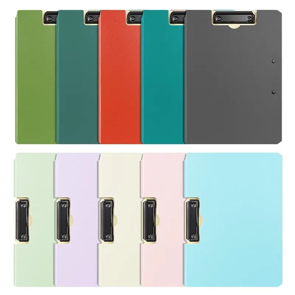 Portable Plastic A4 Paper File Folder Writing Clipboards