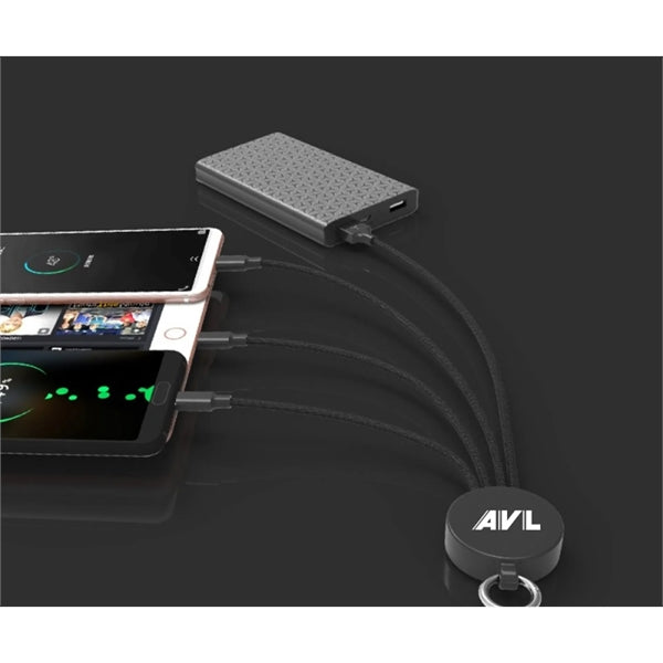 Light Up Charger with Bottle Opener Keychain