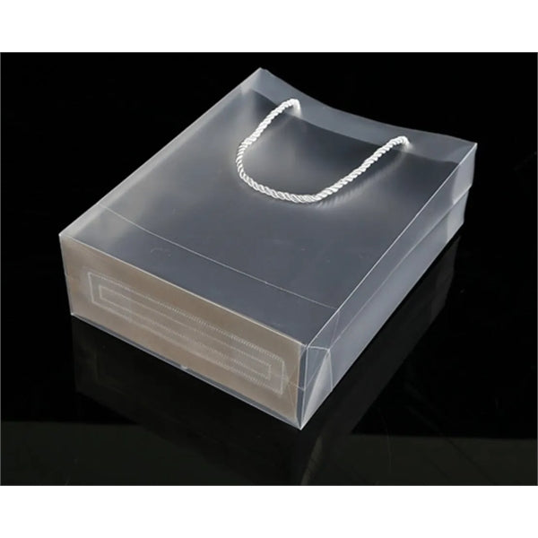 Frosted Plastic Tote Bag