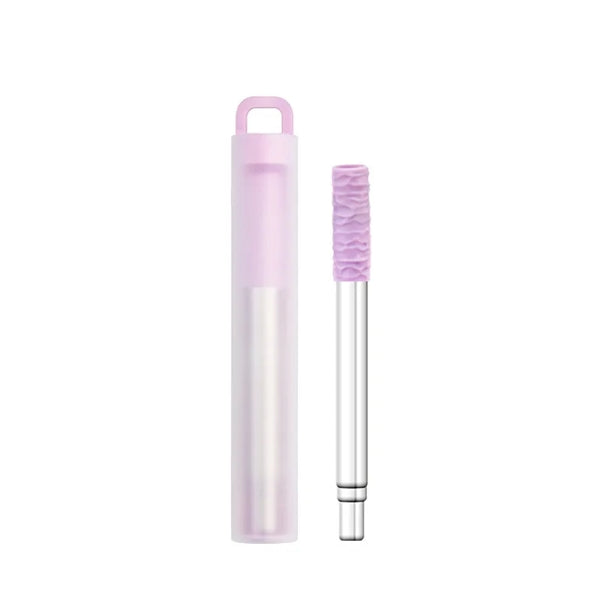 Stainless Steel Folding Straw Set