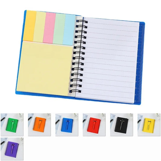 Mini Spiral Notebook With Pen Scale Sticky Notes Page Marker