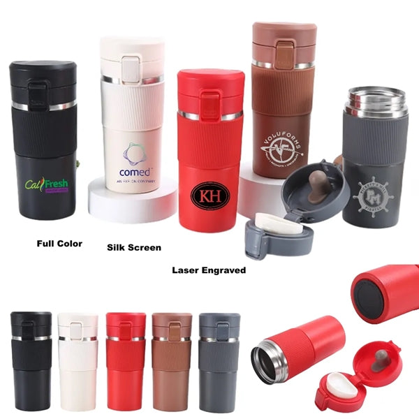 17 oz Insulated Stainless Steel Travel Mug Coffee Tumbler