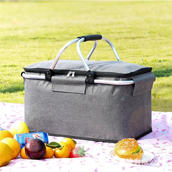 Portable Collapsible Picnic Basket Cooler