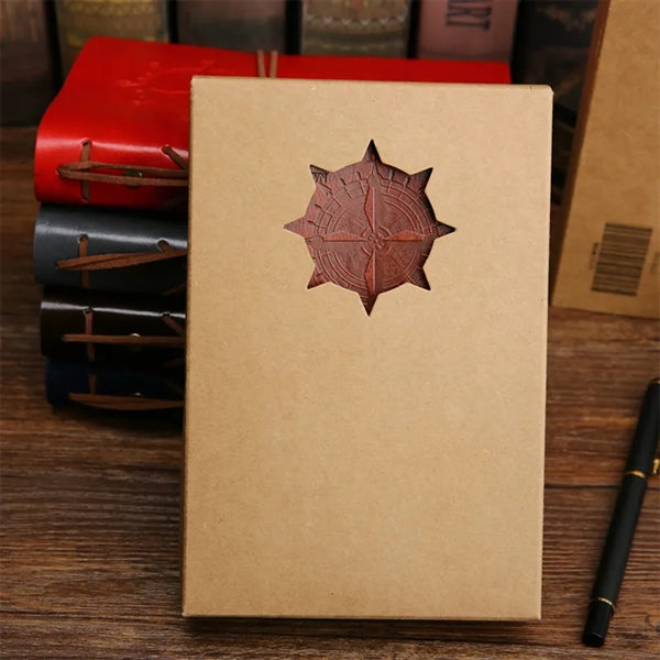 A7 Size Retro Pirate Loose Leaf Refillable Steno Notebook