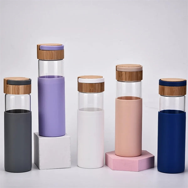 20 Oz Borosilicate Glass Water Bottle