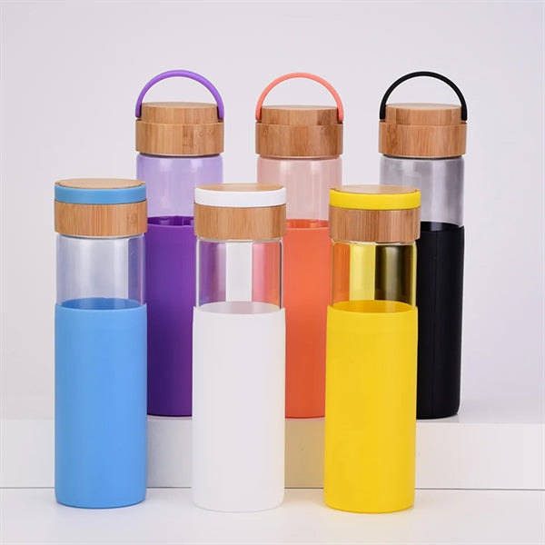 20 Oz Borosilicate Glass Water Bottle