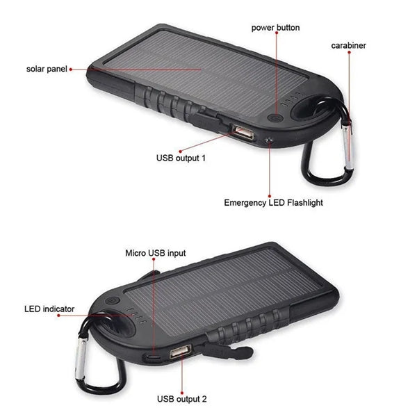Solar Charger Power Bank 4000 mAh