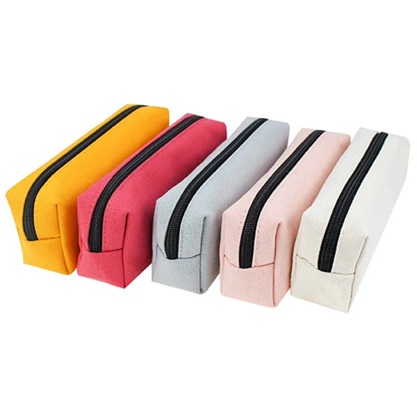 Large Colorful Canvas Pen Case