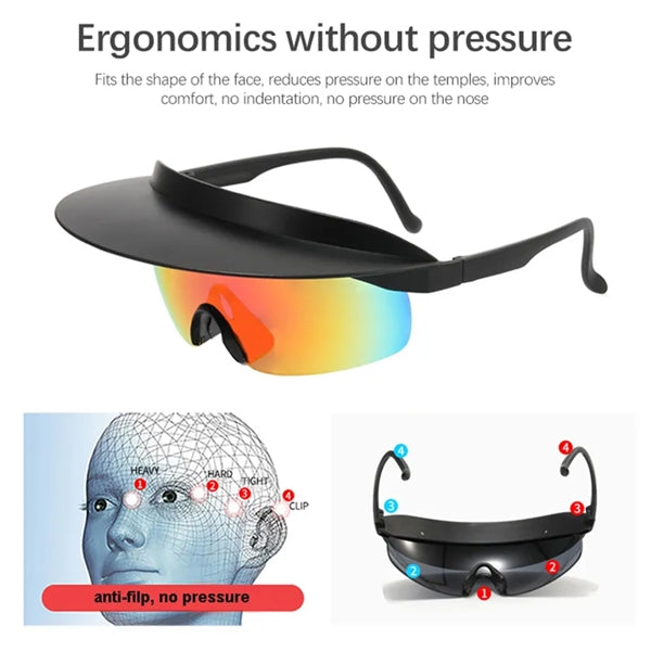 Cycling Sports Visor Sunglasses