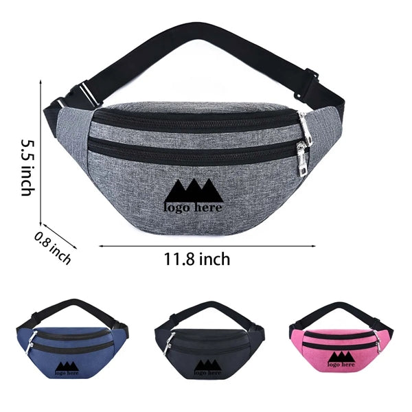 Hipster Sports Running Polyester Waist Belt Fanny Pack
