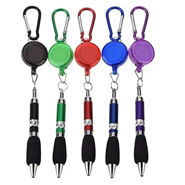 Ballpoint Pen With Carabiner