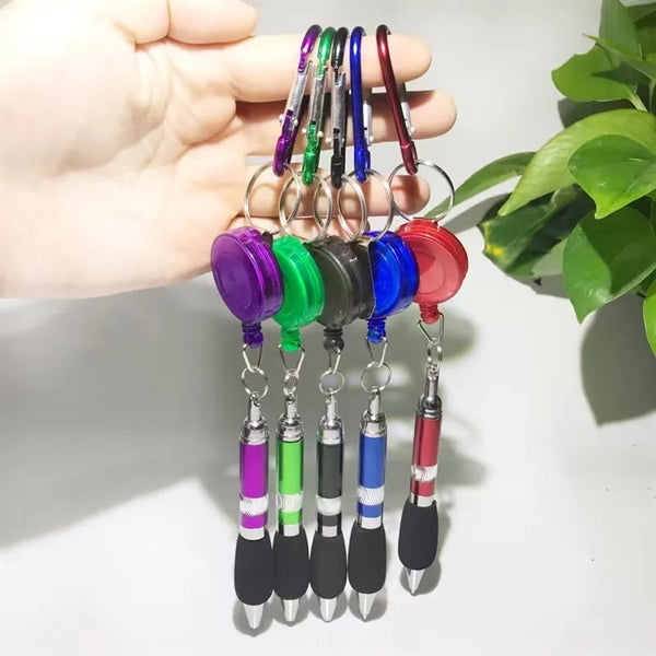 Ballpoint Pen With Carabiner