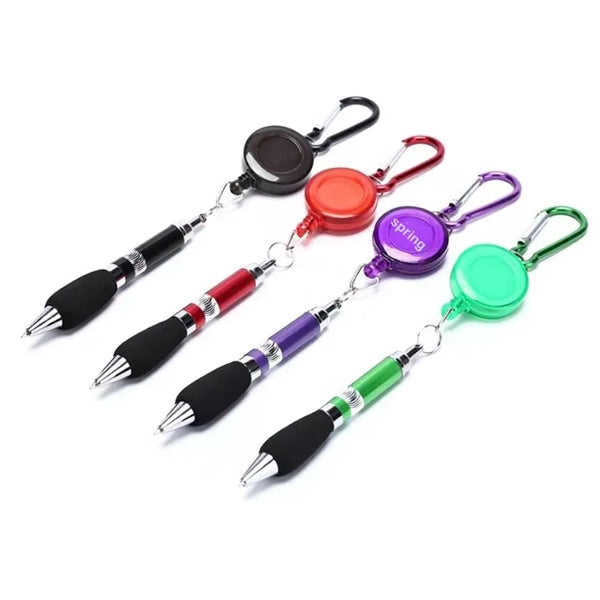 Ballpoint Pen With Carabiner