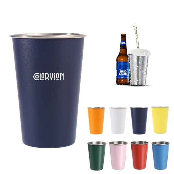 16 OZ Stainless Steel Pint Cup