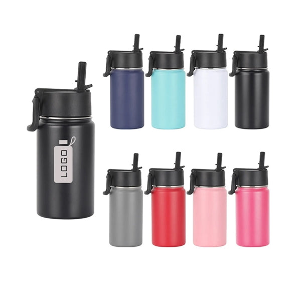 12Oz Double Walled Stainless Steel Metal Water Bottles
