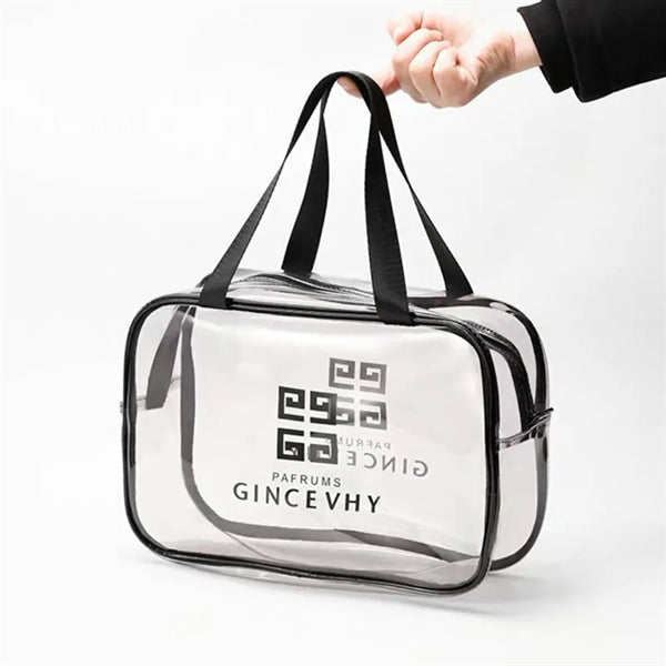 Crossbody Tote/Clear Messenger Cosmetic bag