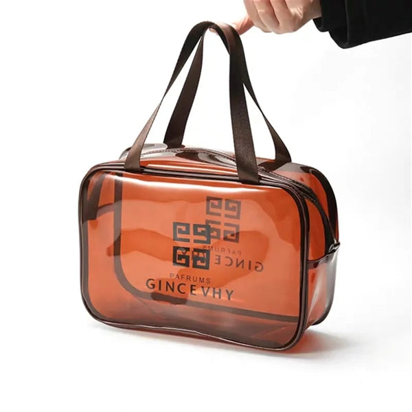 Crossbody Tote/Clear Messenger Cosmetic bag