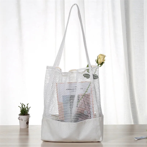 Sheer Mesh Tote Bag