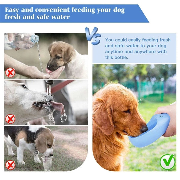 12oz Leak Proof Dog Water Bottle