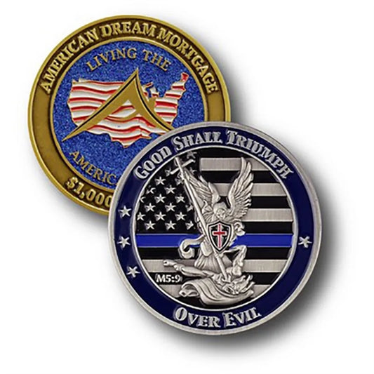 Challenge Coin Double Sided Struck Brass