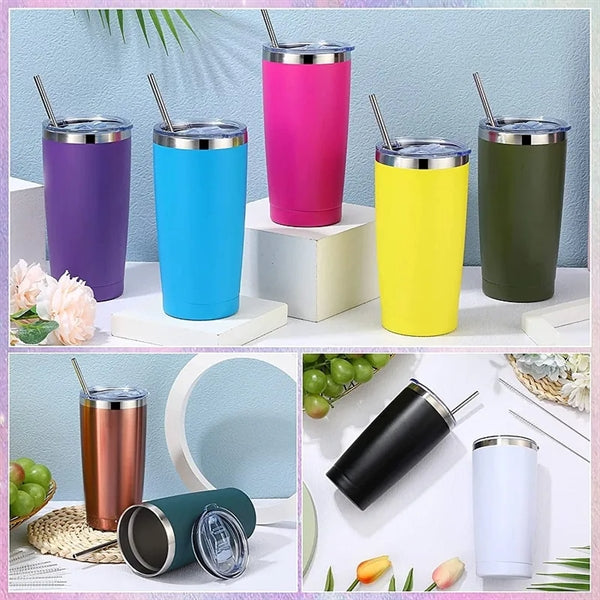 20oz Tumbler with Lid and Straw
