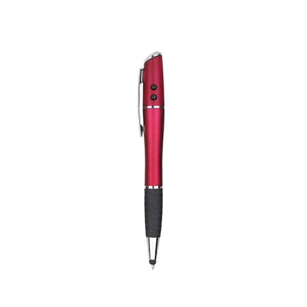 Red Laser Stylus Pen With Flashlight