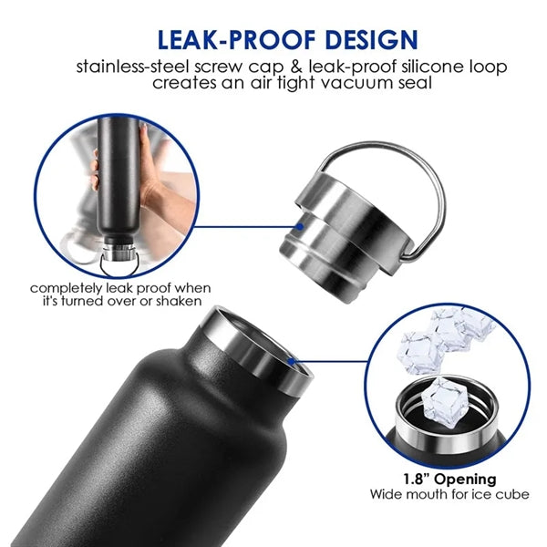 Vacuum Insulated Stainless Steel Water Bottle 12OZ