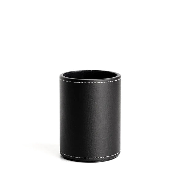 Round Leather Pen Holder