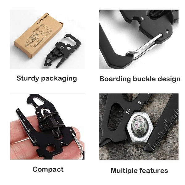 15 in 1 Tool Card Keychain