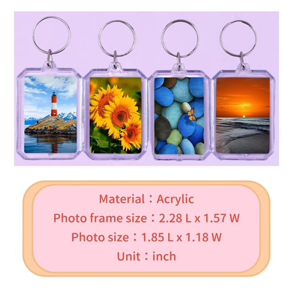 Pricebuster Full color Acrylic Keychain Photo Frame
