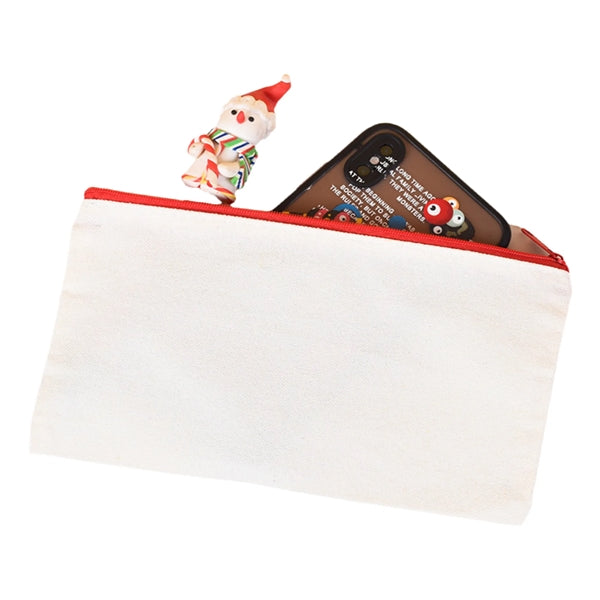 Full Color Multipurpose Canvas Zippered Pencil Case
