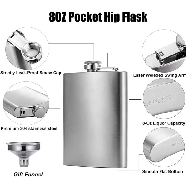Stainless Steel Hip Flask for Liquor