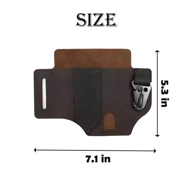 Leather EDC Pocket Organizer for Men
