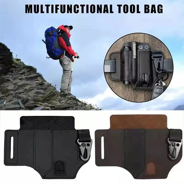 Leather EDC Pocket Organizer for Men