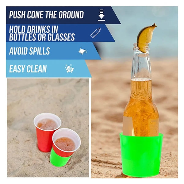 Beach Sand Coaster Cup Beverage Holder