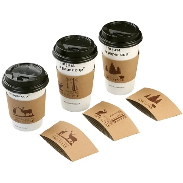 One or Full Color Coffee Cup Sleeves