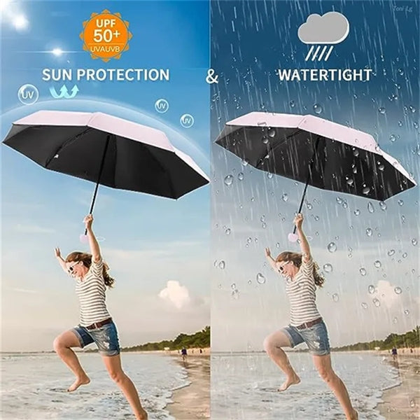 Mini Travel Umbrella with Case