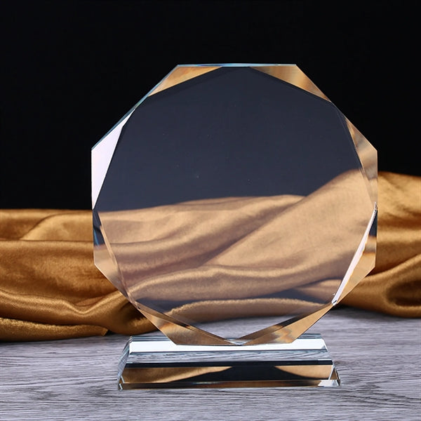 Crystal Trophy Award Glass Desktop Decor Prize Cups