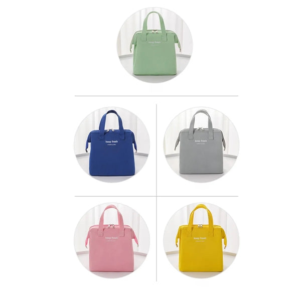 Large Capacity Handheld Insulated Bento Bag