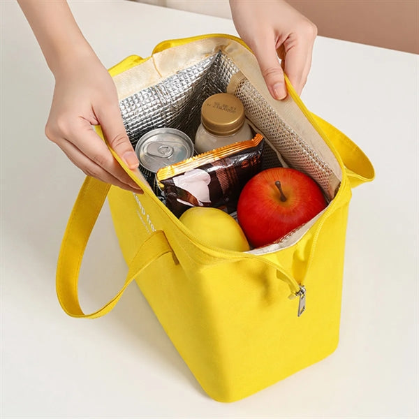 Large Capacity Handheld Insulated Bento Bag