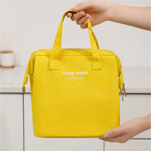 Large Capacity Handheld Insulated Bento Bag