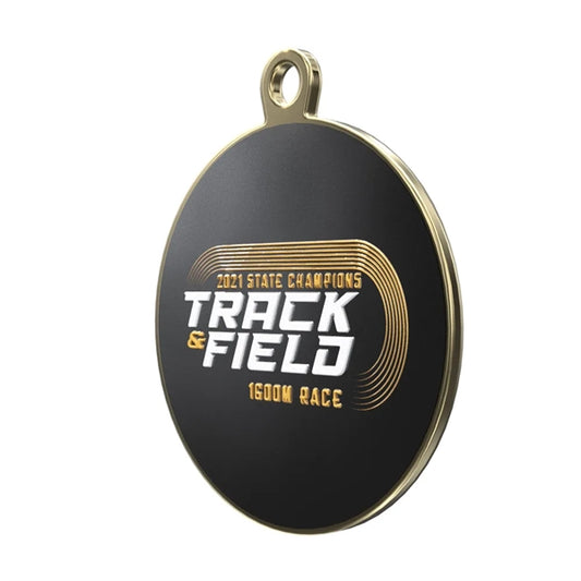1 1/8" Express Brass Vibraprint Insert Medal