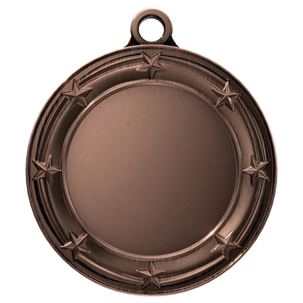 3" Express Vibraprint Star Border Insert Medal