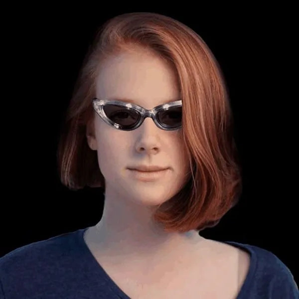 LED Light-Up Sunglasses - White