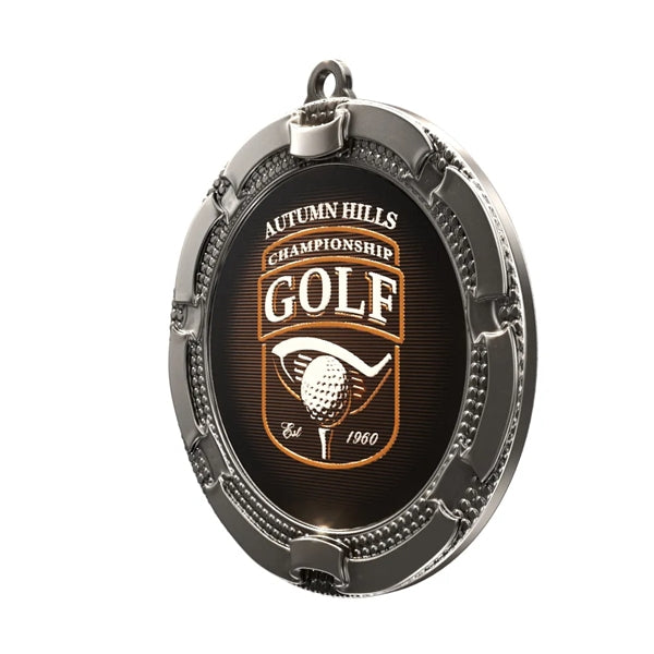 2 3/4'' Express Vibraprint Antique Insert Medal