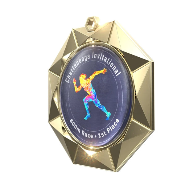2 3/4'' Express Vibraprint Bright Insert Medal