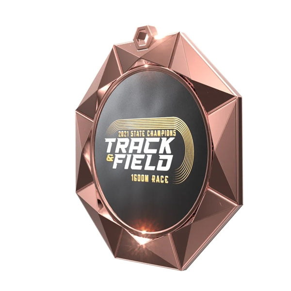 2 3/4'' Express Vibraprint Bright Insert Medal