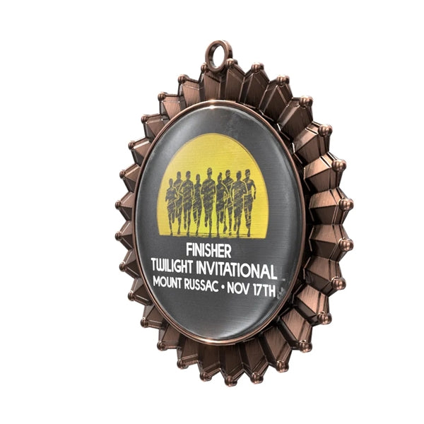 2 3/4'' Express Vibraprint Antique Insert Medal