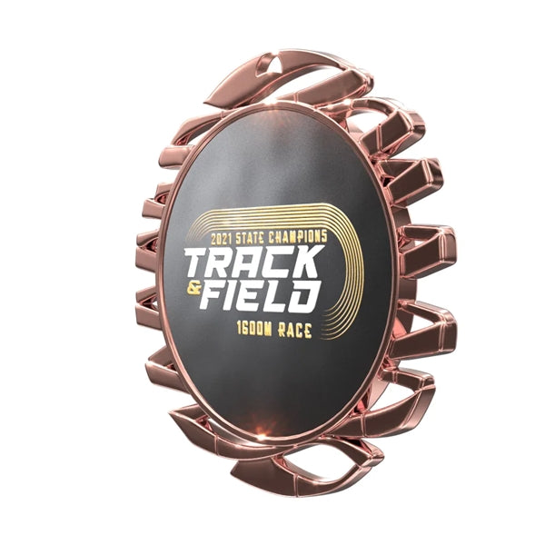 2 3/4'' Express Vibraprint Bright Insert Medal