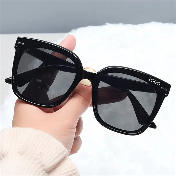 Uv Protection Large Frame Sunglasses For Women